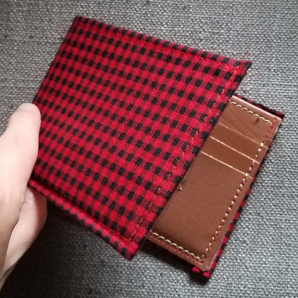 Handmade vegan wallet excellent condition